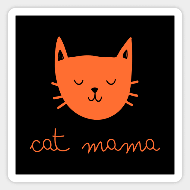 CAT MAMA Magnet by ScritchDesigns